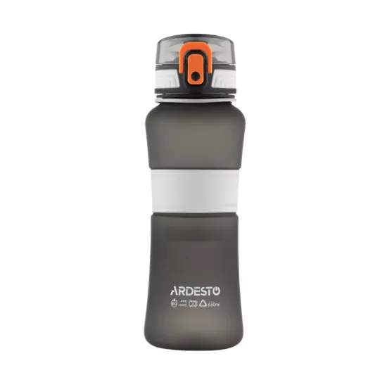 Бутылка для воды Ardesto Balance 650мл, пластик, черный
