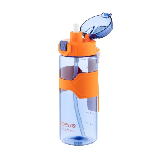 Бутылка для воды Ardesto Fitness 800мл, пластик, синий