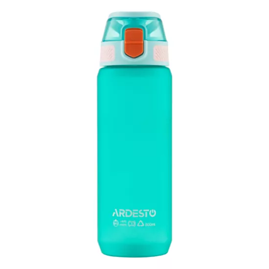 Бутылка для воды Ardesto Matte 800мл, пластик, голубой