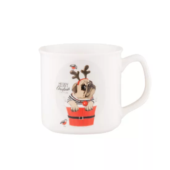 ARDESTO Чашка Merry Christmas, 360мл, порцеляна