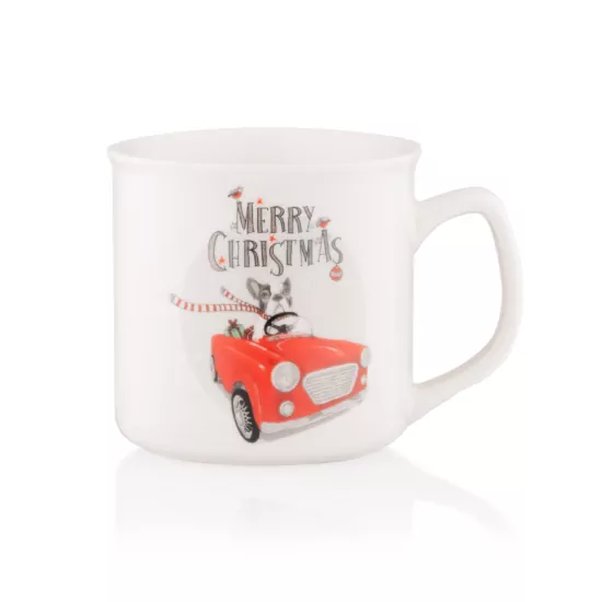 ARDESTO Чашка Merry Christmas, 360мл, порцеляна