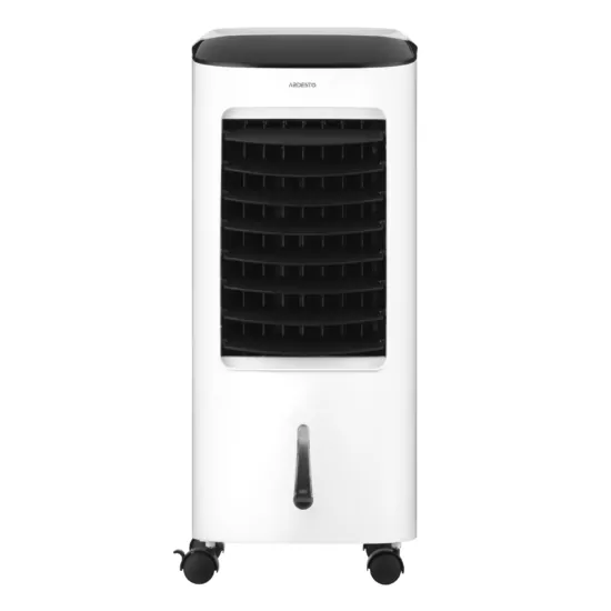 Охолоджувач повітря ARDESTO ACO-B7 3в1 охолоджувач-зволожувач-вентилятор, 15 м2, ел. кер-ня, резервуар 7 л., 430 м3/год, дисплей, таймер, авто вим-ня, пульт дк, біл/чорн