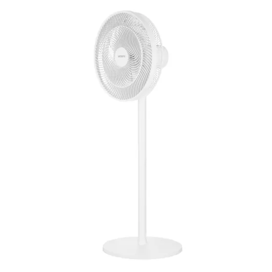 Floor fan ARDESTO FN-B1140R floor fan, 40 cm, 55W, electric control, display, timer, remote control, round support, white