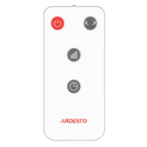 Floor fan ARDESTO FN-B1140R floor fan, 40 cm, 55W, electric control, display, timer, remote control, round support, white