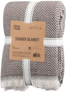 Ardesto Summer blanket 140х190cm, 100% cotton, brown