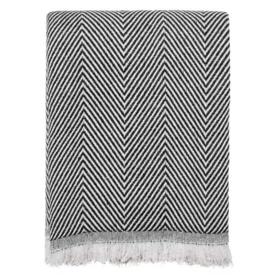 Ardesto Summer blanket 190x220cm, 100% cotton, black