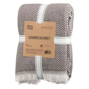 Ardesto Summer blanket 190x220cm, 100% cotton, brown