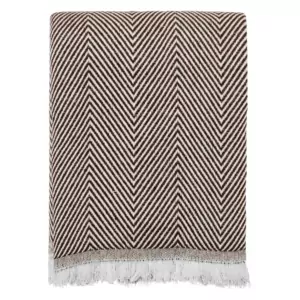 Ardesto Summer blanket 190x220cm, 100% cotton, brown