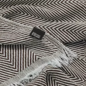 Ardesto Summer blanket 190x220cm, 100% cotton, brown