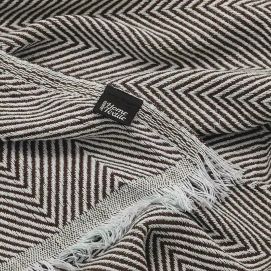 Ardesto Summer blanket 190x220cm, 100% cotton, brown