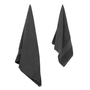Ardesto Terry towel SuperSoft 50x90cm, 100% cotton, dark grey