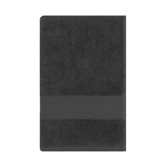Рушник махровий Ardesto SuperSoft 70х140см, 100% бавовна, сірий темний