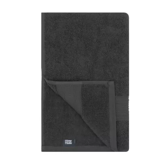 Рушник махровий Ardesto SuperSoft 70х140см, 100% бавовна, сірий темний