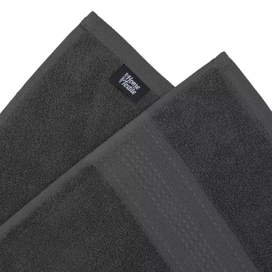 Рушник махровий Ardesto SuperSoft 70х140см, 100% бавовна, сірий темний