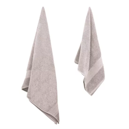 Рушник махровий Ardesto SuperSoft 70х140см, 100% бавовна, бежевий