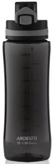 Бутылка для воды ARDESTO Purity, 800мл, пластик, черный