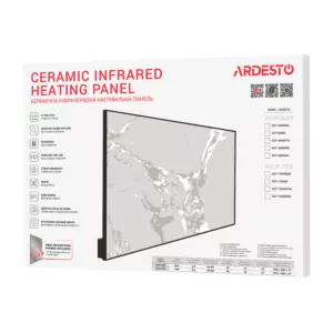Ceramic panel ARDESTO, 12m2, 600w, mechanical control, 90 х 60sm, white marble