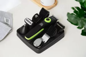 Haircut kit  Ardesto SHR-9WPR, for beard, mustache, head, nose and body, nozzles-9, titanium coating, black