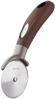 Pizza knife Ardesto Gemini, 20cm, stainless steel, plastic, gray-brown