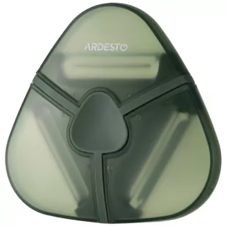 Ardesto Peeler 3 in 1 with case Gemini, stainless steel, plastic, green