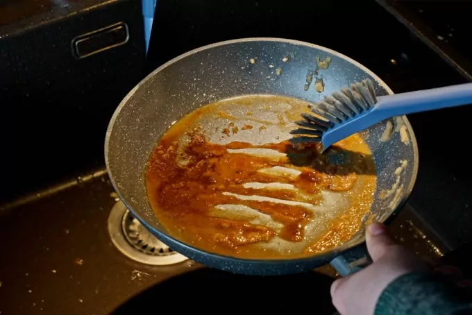 Щітка для миття ARDESTO Profe 31.3х2.2х6.5см, пластик, блакитний