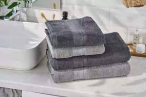 Ardesto Terry towel SuperSoft 50x90cm, 100% cotton, dark grey