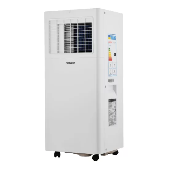 Кондиціонер мобільний Ardesto CoolFlex 25м2 on/off 9000BTU 2.5кВт A/- R290 білий
