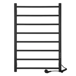 Ardesto towel dryer electric Classik-TR K, 770×530х80mm, timer-regulator, steel, black matt