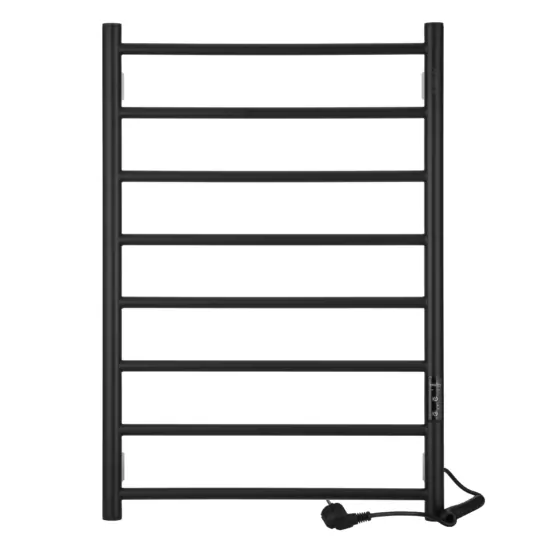 Ardesto towel dryer electric Classik-TR K, 770×530х80mm, timer-regulator, steel, black matt