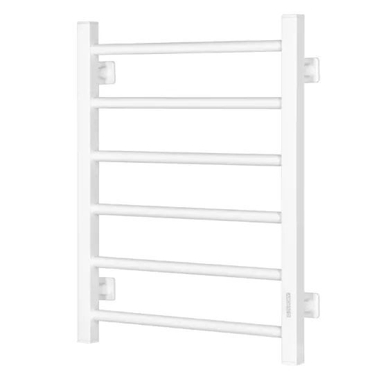 Ardesto electric towel dryer EKO, 480x600mm, button, steel, right connection, white