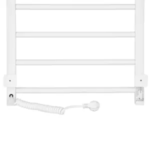 Ardesto electric towel dryer EKO, 480x600mm, button, steel, right connection, white