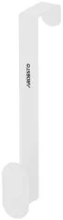 Дверний вішак на 1 гачок Ardesto Minimalism 3x3x20см, метал, пластик, білий