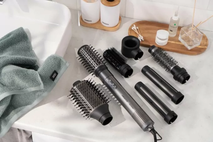 Ardesto Styler Stein, 1200-1400W, 3 speeds, 3 heat setting, gray