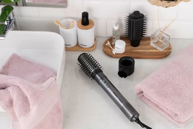 Ardesto Styler Stein, 1200-1400W, 3 speeds, 3 heat setting, gray