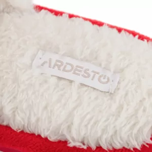 Обувь домашняя ARDESTO Christmas 40/41 размер, 100% полиэстер, подошва 100% резина, красный