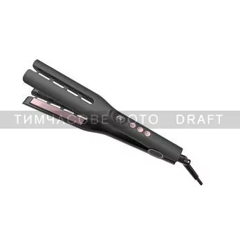 ARDESTO Hair straightener Pink Touch, 52W, 150-230C, ceramics, gray+pink