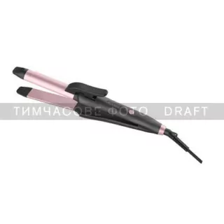ARDESTO Плойка-випрямляч 2в1 Pink Touch, 65Вт, 100-200C, кераміка, сірий+рожевий