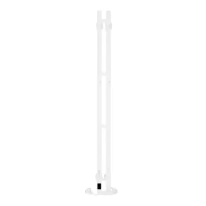 Ardesto electric towel warmer Elina Smart, 90x1200mm, timer-regulator, steel, white