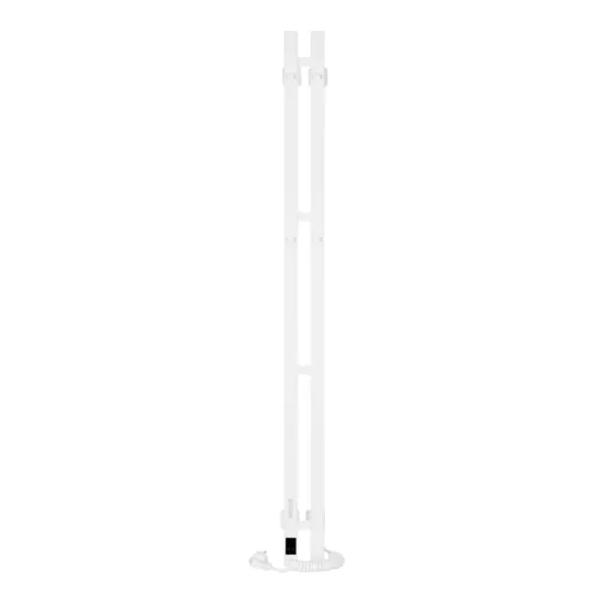 Ardesto electric towel warmer Elina Smart, 90x1200mm, timer-regulator, steel, white