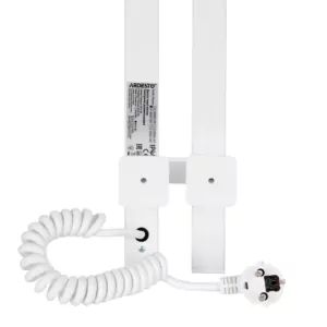 Ardesto electric towel warmer Elina Smart, 90x1200mm, timer-regulator, steel, white