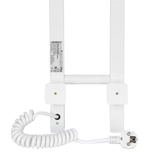 Полотенцесушитель Ardesto электрический Elina Eco, 160х1000мм, кнопка, сталь, белый