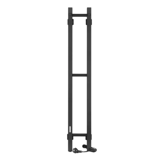 Ardesto electric towel warmer Elina Eco, 160x1000mm, button, steel, black moire