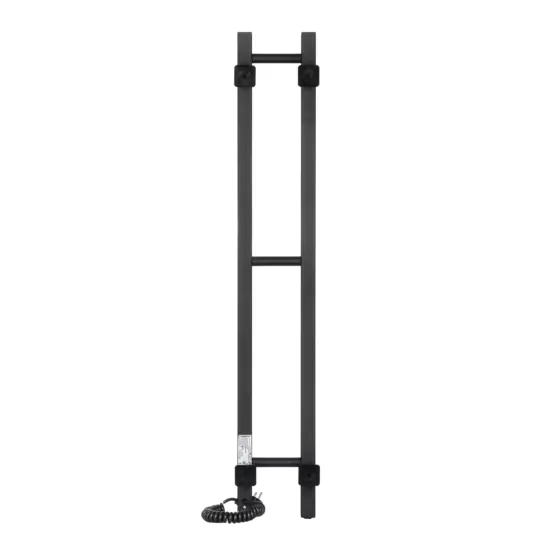 Ardesto electric towel warmer Elina Eco, 160x1000mm, button, steel, black moire