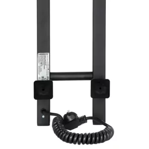 Ardesto electric towel warmer Elina Eco, 160x1000mm, button, steel, black moire