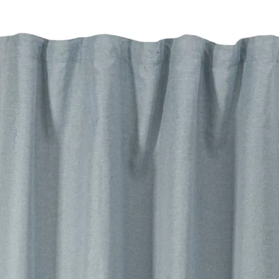 Ardesto Curtain 150х270cm, blackout linen look, 100% polyester, dark grey