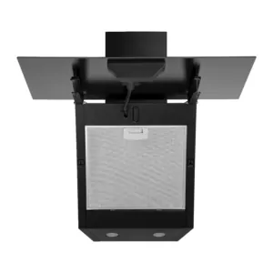 Витяжка Ardesto похила, 60см, 900м3ч, скло, 2х1Вт LED, кнопкове, чорний