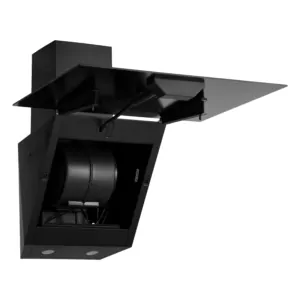 Витяжка Ardesto похила, 60см, 900м3ч, скло, 2х1Вт LED, кнопкове, чорний