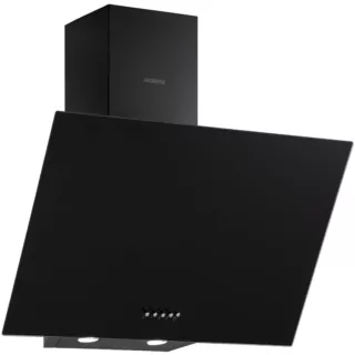 Витяжка ARDESTO похила, 60см, 900м3ч, скло, 2х1Вт LED, кнопкове, чорний