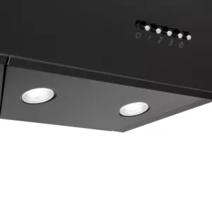 Hood Ardesto Inclined hood, 50cm, 450m3h, glass, 2х1W LED, button, black