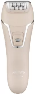 Епілятор Ardesto 2в1 Pearl Cream LESH-Y700PERL, пінцетний, акумул., пінцет.-18, сух., насадок-2, бежевий